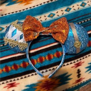 Disney Blue and Orange Sequin Minnie Ears